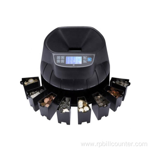 EURO Coin Selector Sorter Cash Counting Machine